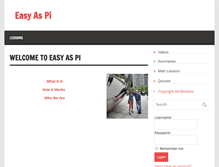 Tablet Screenshot of easyaspi.org